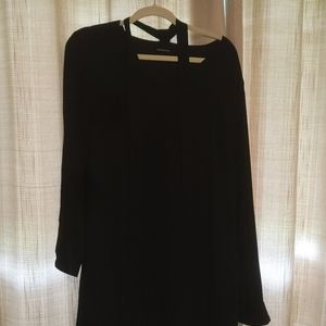 Long sleeve mid knee dress